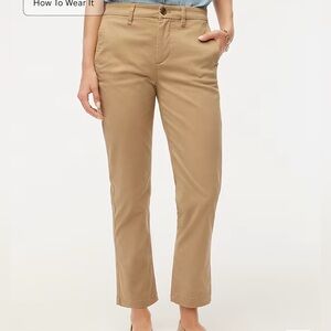 Jcrew Slouchy Boyfriend Chino